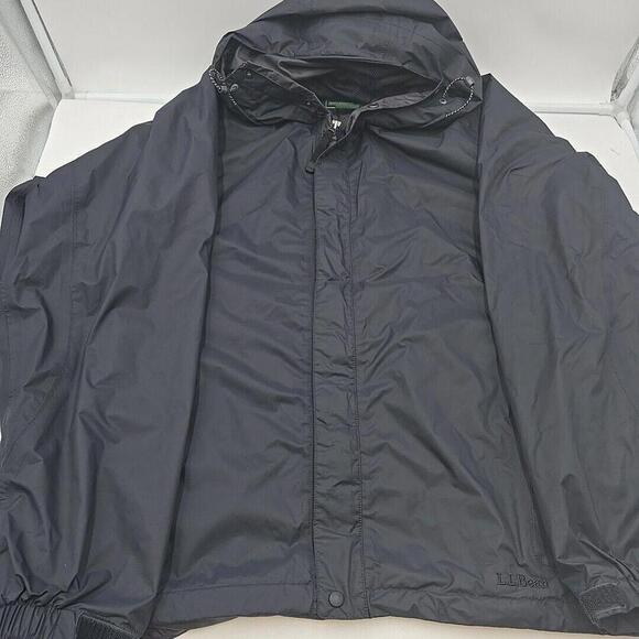 L.L Bean Gray Gore-Tex Men's Double‎ Layer Normcore Minimalist Windbreaker XL - Picture 8 of 15